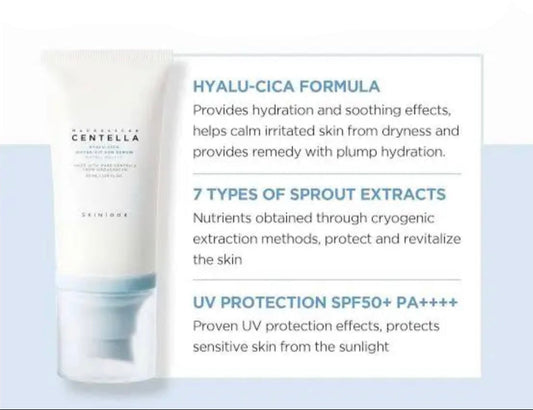 SKIN1004 Centella Madagascar – Hyalu-Cica Water-Fit Sunscreen SPF 50+- 50ML