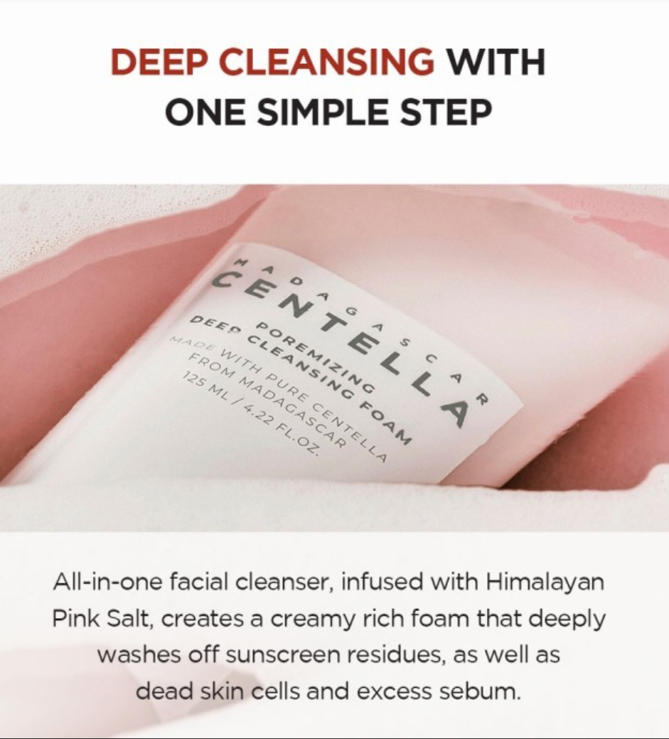 SKIN1004 Madagascar Centella Poremizing Deep Cleansing Foam