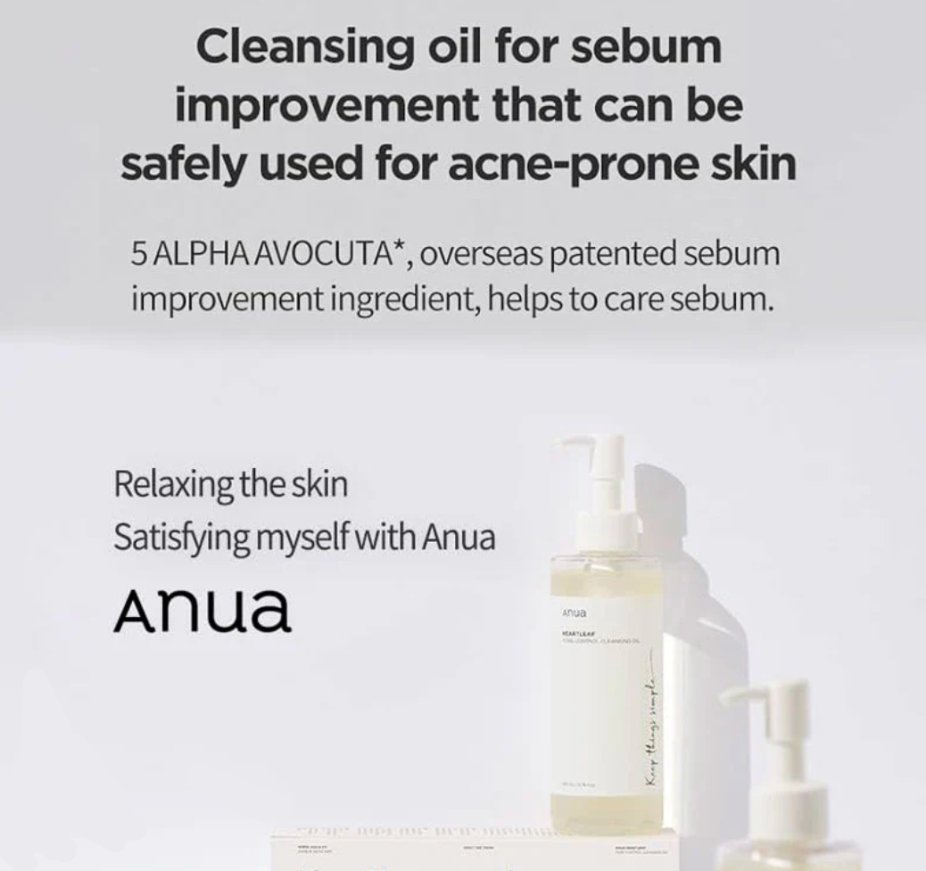 Anua Heartleaf Pore Control Cleansing Oil – 200ml