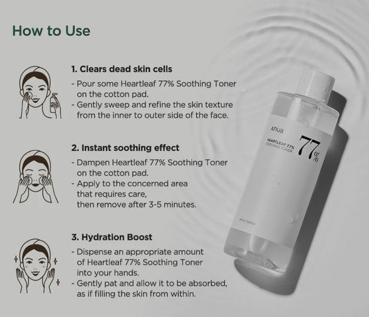 Anua Heartleaf 77% Soothing Toner - 250ml