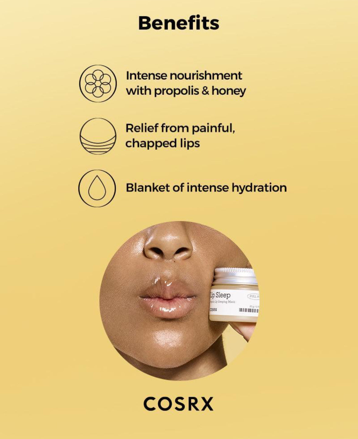 COSRX Full Fit Propolis Lip Sleeping Mask