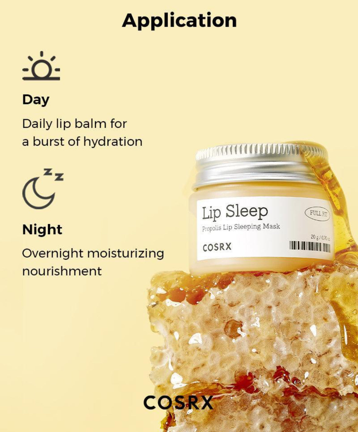 COSRX Full Fit Propolis Lip Sleeping Mask