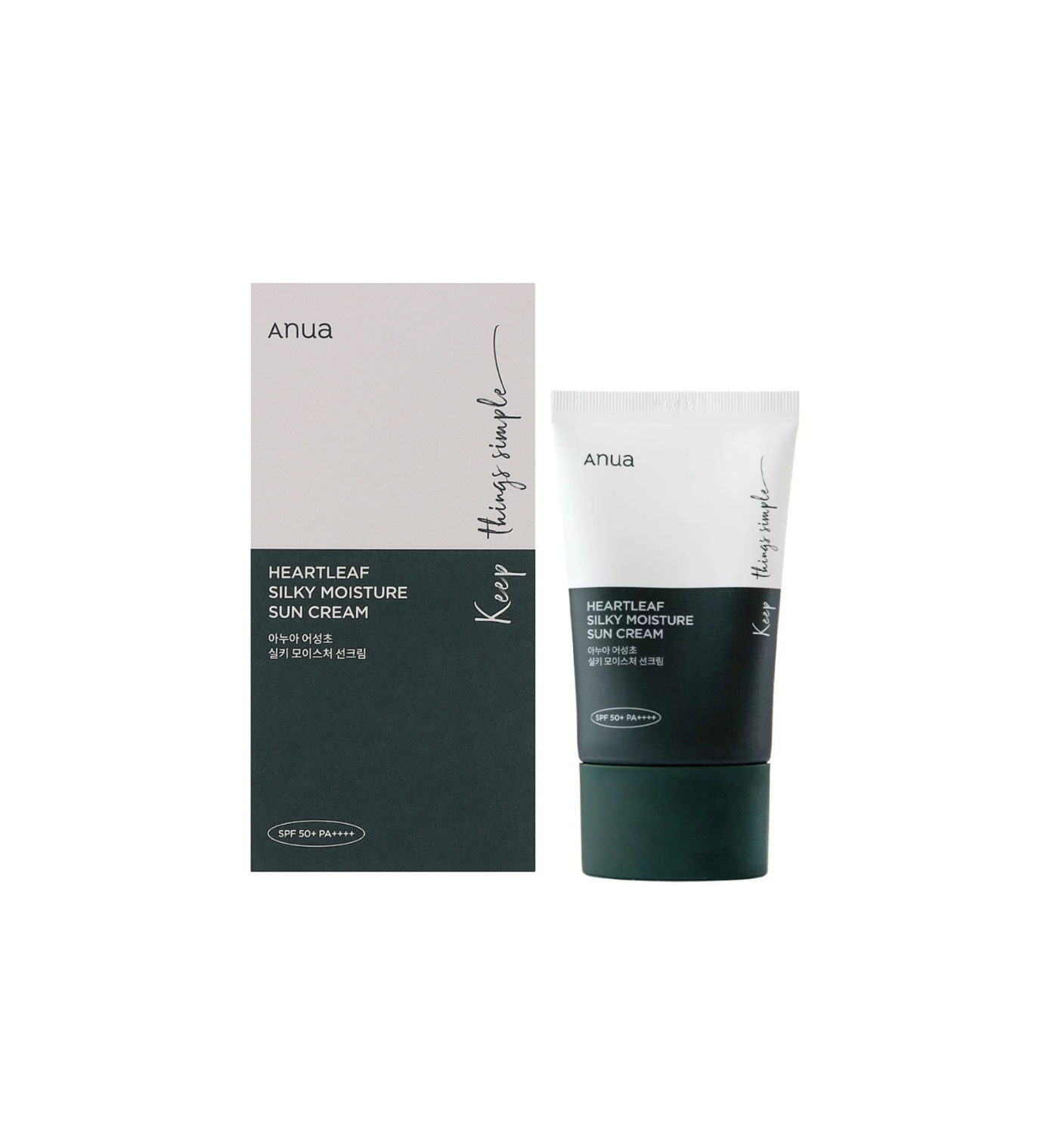 Anua Heartleaf Silky Moisture Sun Cream – 50ml