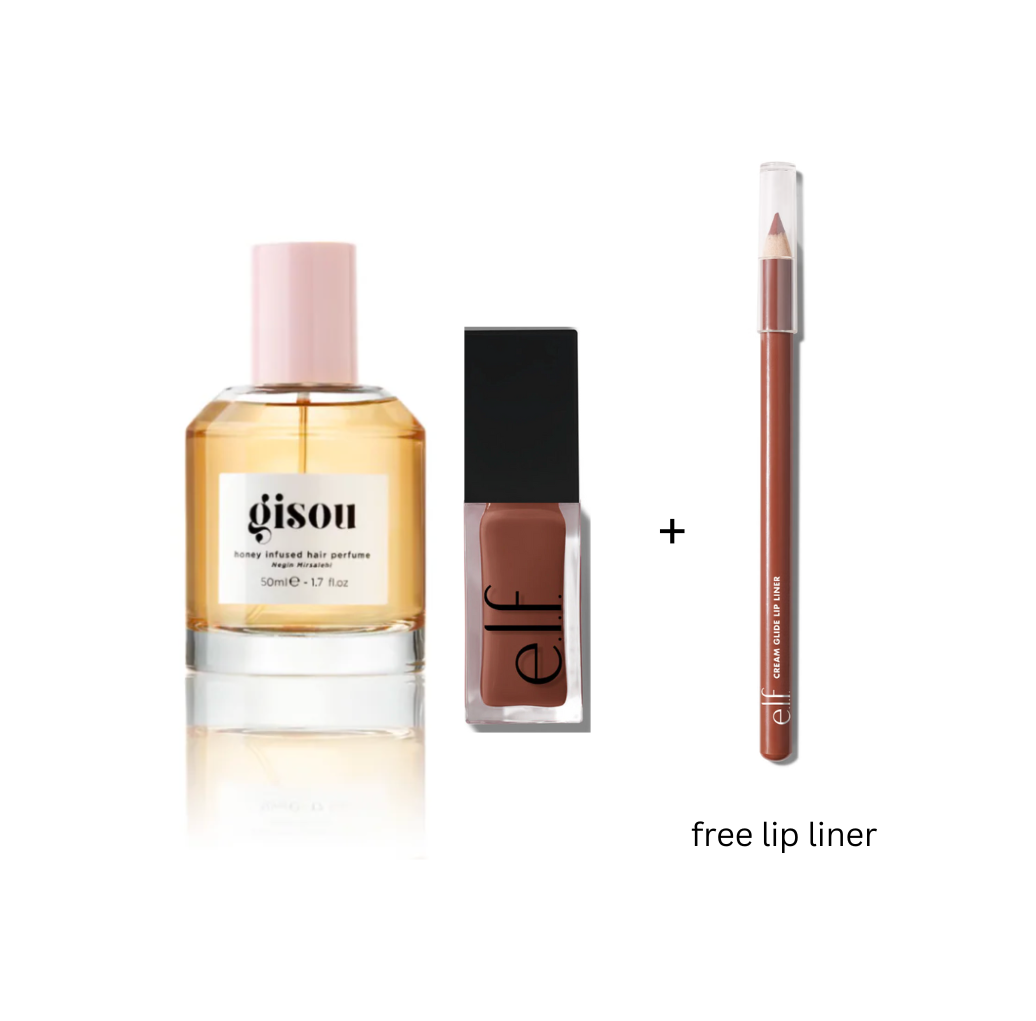 Gisou Honey Infused Perfume + Elf Lip Combo